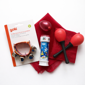 Rytmik startpakke til b�rn - R�d