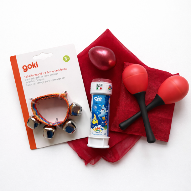 Rytmik startpakke til b�rn - R�d