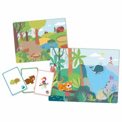 Auzou ⎸ Magnetisk leges�t - Dyreunger 