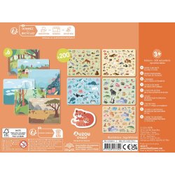 Auzou ⎸ Klisterm�rker - Dyreunger, 200 stk
