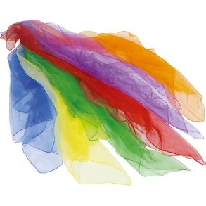 Goki ⎸ Chiffontrklder til leg og dans (pakke med 6stk.) 