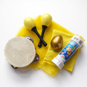 Rytmik startpakke til b�rn - Gul