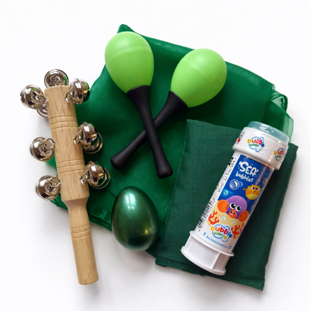 Rytmik startpakke til b�rn - Gr�n