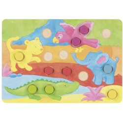 Farvespil 2, med 4 forskellige baggrunde