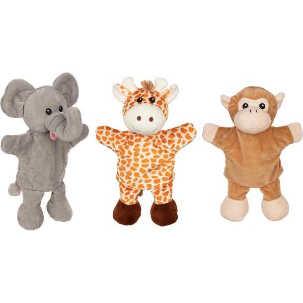Hnddukke dyr - Giraf, abe eller elefant