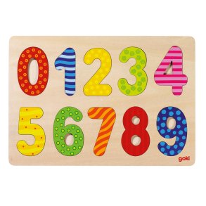 Goki ⎸ Puslespil med tal i tr - 0-9