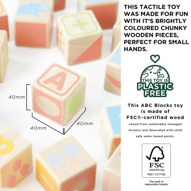 ABC klodser, tal, bogstaver, former, figurer