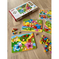 Farvespil 2, med 4 forskellige baggrunde