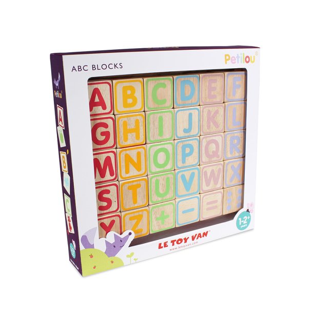 ABC klodser, tal, bogstaver, former, figurer