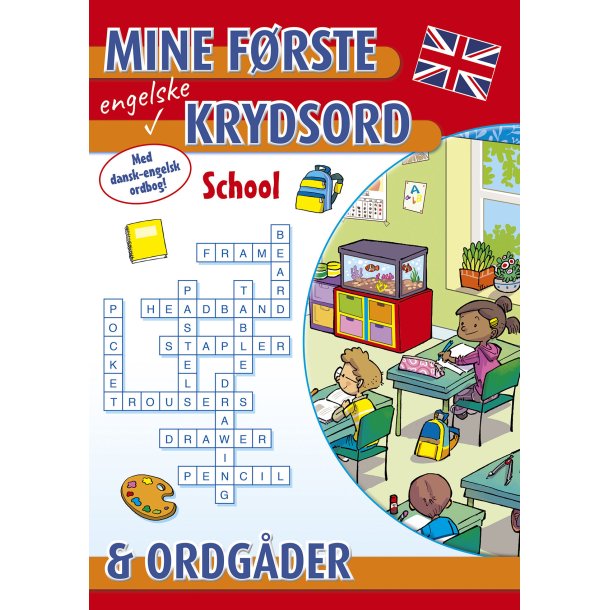 Mine frste engelske krydsord og ordgder: School