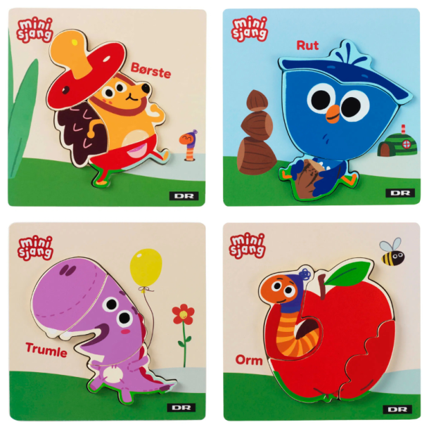 DR ⎸ Minisjang tr�puslespil - 3 brikker