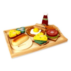 Morgenmadsbakke i tr - legemad til brn
