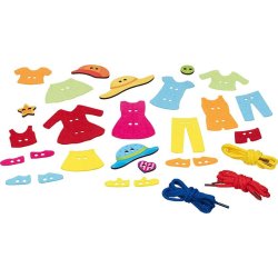 Goki | Pkldningsfigur med 10 st tj - 30 dele