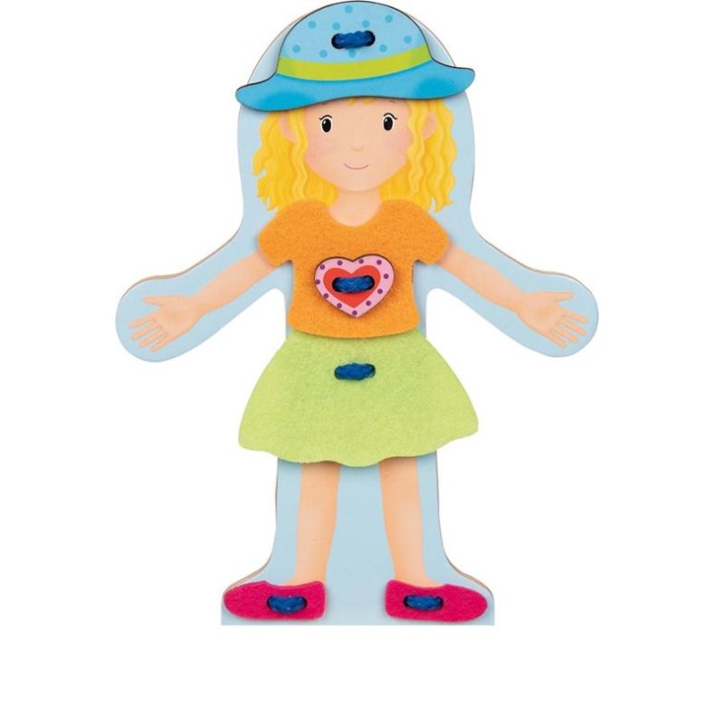 Goki ⎸ P�kl�dningsfigur med 10 s�t t�j - 30 dele