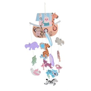 Baby uro i tr - med Noahs Ark tema