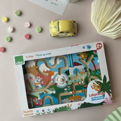 Vilac &#9144; Magnetisk labyrint i tr 