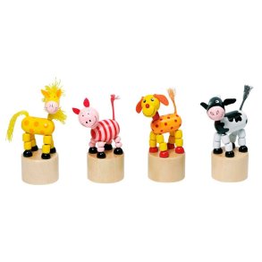 Press & Shake figur, dyr