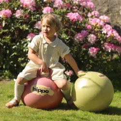 Hoppebold 45 cm - Find That Hippo (Turkish Rose) 