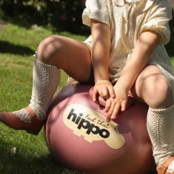 Hoppebold 45 cm - Find That Hippo (Turkish Rose) 