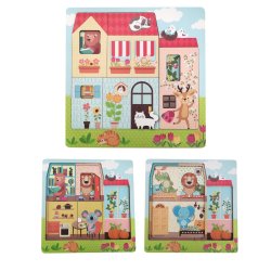 Magni &#9144; Puslespil med hus i lag, FSC 100%