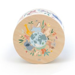 Vilac ⎸ Cajon i tr� - tromme til b�rn