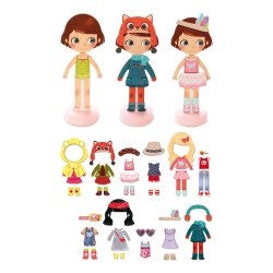 Vilac ⎸ Magnetisk p�kl�dningsdukke i tr�