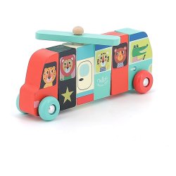 Vilac &#9144; Magnetiske kretjer i tr - 4 stk 