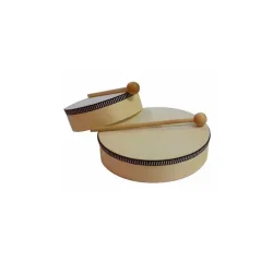 Trommus ⎸ H�ndtromme i tr� med k�lle - 20 cm