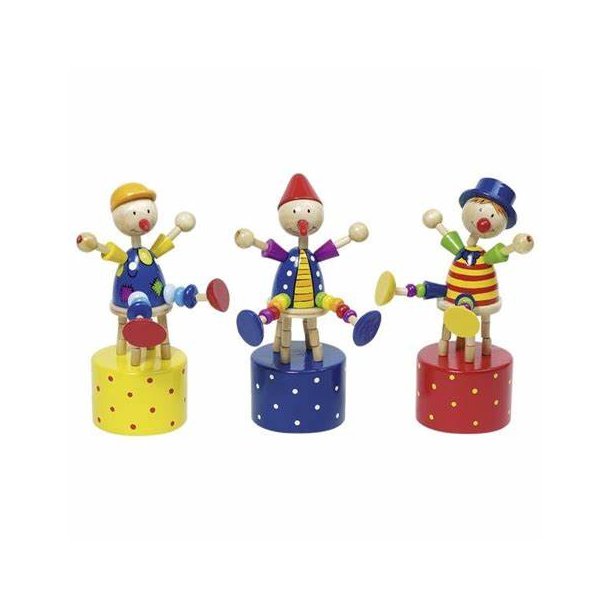 Press &amp; Shake figur, klovn