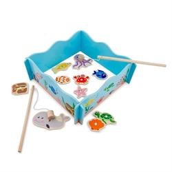 Fiskespil i tr! Spil med flotte fisk.